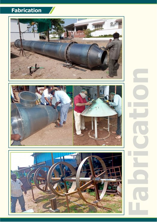 Industrial fabrication work